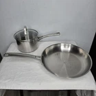 Calphalon Stainless Steel Cookware 10IN Frying And 1.5 Qt Saucepan With Lid Used. Price: $45.00.