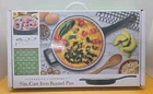 Parini Green Cast Iron 9 Round Pan Enameled Cookware Non-stick Durable New Box. Price: $19.99.