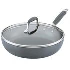 Anolon Advanced Home Hard-anodized Nonstick Deep Frying Pan With Lid, 12-INCH, New. Price: $64.99.
