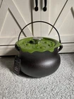Smith & Clark Black Cast Iron Pot Cauldron New 4QT Halloween Green Boiling Lid. Price: $135.00.