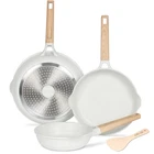 Pan Frying Set 4 Piece Ceramic Coating White Skillets Eslite Nonstick Electric New. Price: $59.99.