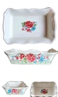 Pioneer Woman Floral Design 8" X 12" Stoneware Baker Casserole DISH/PAN(2). Price: $33.92.