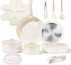 Juego Utensilios Cocina Cer Mica Chef Power No Xicos Con Asas Desmont New. Price: $153.10.