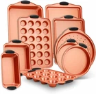 Nutrichef 10PC Reliable Nonstick Bakeware Set Easy-to-clean, Dishwasher Safe New. Price: $67.99.