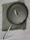 Misen Carbon Steel Nonstick 12" Skillet Lightweight Self Seasoning & Lid Fry Pan Used. Price: $99.99.