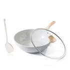 Kordisen Ceramic Wok Pan, 12 Inch Nonstick With Lid, Healthy Toxic Wo... New. Price: $61.36.