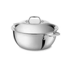 All-clad D3 5.5 Qt Dutch Oven With Lid Stainless Steel (8701004448) New. Price: $200.00.