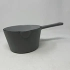 Pampered Chef Enameled Cast Iron Milk #100630 Small Pot Saucepan Quart Used. Price: $27.99.