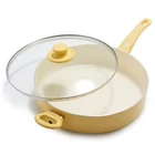 Greenlife Soft Grip Healthy Ceramic Nonstick, 5QT Saute Pan Jumbo Cooker With... New. Price: $39.87.