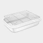 Wagensteiger Ceramic Roasting Pan, Baking Dish With Stainless Steel Rack, Non... New. Price: $85.17.