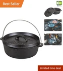 Stansport 2QT Pre-seasoned Cast Iron Dutch Oven Durable, Safe & Versatile New. Price: $65.95.