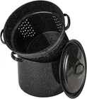 Granite Ware 7.5 Qt 3 Piece Multiuse Pasta Pot Set, Strainer With Lid. New. Price: $43.90.