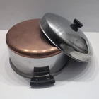 Revere Ware 1801 Low Profile Stock Pot/lid 4 Qt Copper Bottom 2363973 Pre 1968 Used. Price: $39.99.