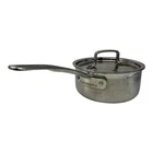 Cuisinart Multiclad Pro 1.5 Qt Stainless Steel Saucepan With Cover Lid MCP19-16N Used. Price: $19.00.
