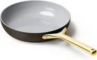 Caraway 10.5" Fry Pan Black With Gold Handle Ceramic Non-stick Non-toxic New. Price: $106.77.