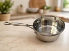 Cuisinart Qt Stainless Steel Saucepan W Lid Model 719-14N 12" Handle Used. Price: $19.99.