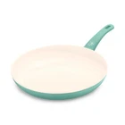 Turquoise Frypan Skillet 12 Inch Nonstick Ceramic Soft Grip Handle Dishwasher... New. Price: $45.39.