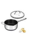 Bakoniion Hybrid Nonstick 4 Qt Saucepan Lid Stainless Steel Stockpot Honeycomb New. Price: $158.32.