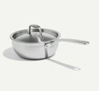 Made Stainless Clad 2 Qt Steel Saucier Ind/ele/gas W/ Lid New. Price: $119.99.