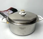 Health Craft 5PLY Surgical Steel 6QT Dutch Oven W/vented Lid Made In Usa Used. Price: $59.50.