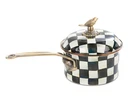 Mackenzie Childs Courtly Check Saucepan 2.5 Quart New. Price: $215.95.