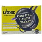 Lodge Cast Iron 3.2 Quart Seasoned Combo Cooker Deep Skillet And Lid New. Price: $54.99.