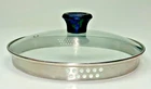 T-fal Glass Strainer Replacement Pan Lid 9.25 Stainless Rim Black Knob Used. Price: $13.95.