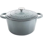 Iron Cast Dutch Oven 7 Quart Slate Gray Crock Pot Artisan Enameled New. Price: $74.99.