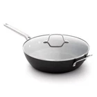 Calphalon 12" Hard Anodized Nonstick Jumbo Fry Pan With Lid New. Price: $41.99.