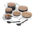 Ninja Extended Life Essential Ceramic 12-PIECE Cookware Set, CW89012 New. Price: $89.61.
