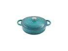 Crock Pot 112002.02 Artisan 5-QUART Enameled Cast Iron Braiser Pan, Teal Ombre New. Price: $91.49.