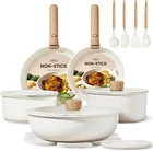 Carote 19PCS Pots Pans Non Stick, Cookware Sets Detachable Handle, Induction New. Price: $75.02.