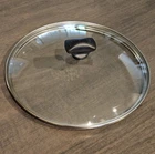 Farberware Glass Replacement Lid Only Metal Inner Rim 9.25" For Skillet/ Pan Used. Price: $10.25.