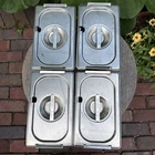 - Vollrath 40446 2.8 Qt Deep 100MM 1/4 Super Pan Stainless Steel W/ Covers Used. Price: $39.00.