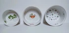 Andrea By Sadek Casserole Dishes Fruit 7333, Parsley 7932, Petite Fluer 6742 Used. Price: $30.00.