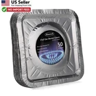 Moacock 50 Pack Aluminum Foil Stove Burner Covers 8.5" Square Heavy From Usa New. Price: $12.88.