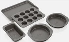 Ninja B35005 Foodi Neverstick 5PC Bakeware Set Sheet Muffin Cake Pans Grey New. Price: $34.95.