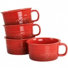 Crock Pot Appleton 24OZ Stoneware Piece Soup Mug Set In Gradient Red. Price: $36.94.