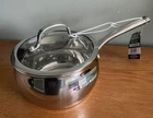 David Burke Prestige 3 Qt Saucepan Stainless Steel With Lid Safe Up To 400F New. Price: $43.50.