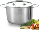 Lolykitch Tri-ply Stainless Steel 5 Qt Stock Pot With Lid, Quarts, Silver. Price: $42.29.