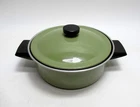 Vintage Ekco Dutch Oven Pot With Lid Rare Olive Green 2QT Made The Usa Used. Price: $29.95.