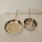 Bundle Cuisinart 9" #722-22 Open Skillet & Saucepan 1.5QT Used. Price: $62.46.