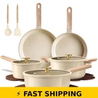 Carote 14PCS Nonstick Ceramic Cookware Set - Pfoa Free New. Price: $180.99.