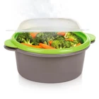 Progressive Mini Microwave Steamer 3 Cup Gray Bpa Free Non Stick Kitchen Tool New. Price: $15.10.
