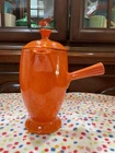 Fiesta Demitasse Coffee Pot With Lid Red Vintage Excellent 1935-1942 Beautiful New. Price: $499.99.