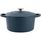 Crockpot Artisan 5 Quart Enameled Cast Iron Dutch Oven In Matte Navy Blue New. Price: $88.95.