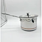 All-clad Copper Core 2 Qt Saucier Saucepan With Lid 5-PLY Stainless Steel Usa New. Price: $259.00.