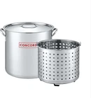 53 Qt Stainless Steel Stock Pot W/basket. Heavy Kettle. Cookware For Boiling New. Price: $206.15.