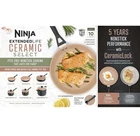 Ninja 10PC Ceramic Pots And Pans Non-stick Cookware Set, Oven Safe To 350 F, Ind New. Price: $112.99.