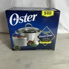 Oster 5PC Stainless Steel Dutch Oven With Lid & Section Dividers 4 Qt 3,8 New. Price: $22.40.
